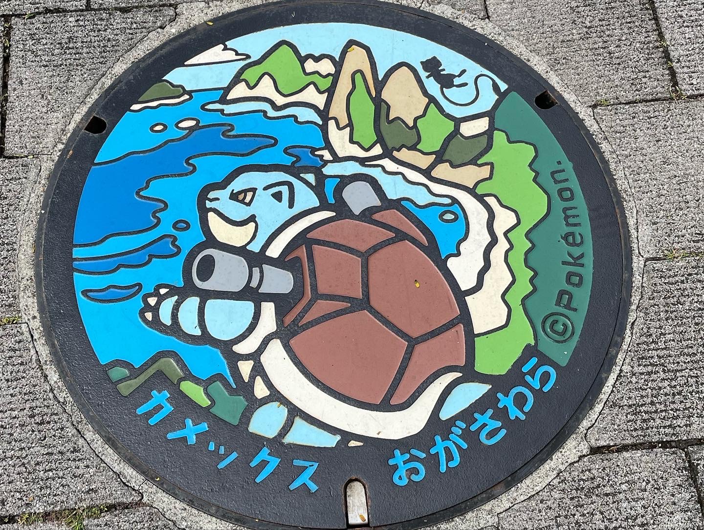 小笠原マンホール3